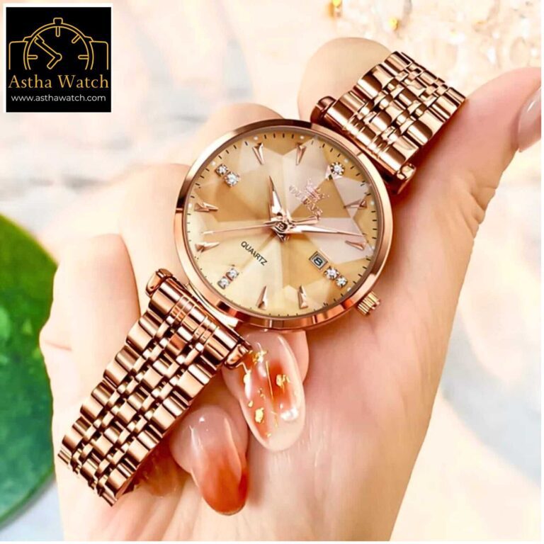 Olevs 5536 Model Luxury Ladies Watch