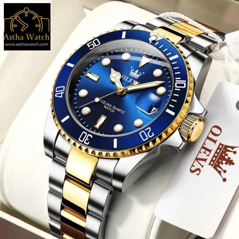 Olevs 5885 Model Luxury Watch for Men