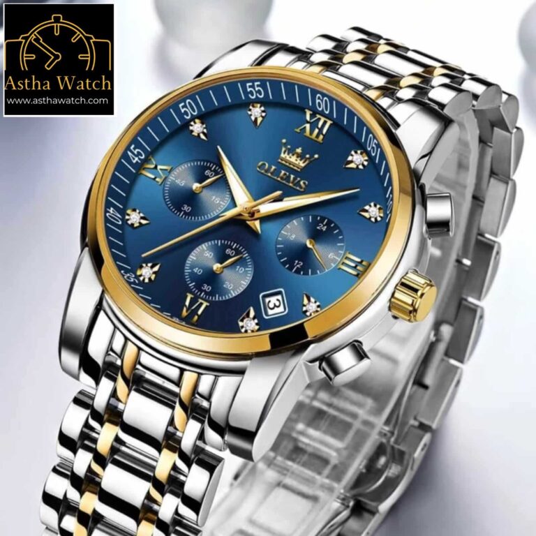 Olevs Luxury 2858 Model Chronograph Active Watch