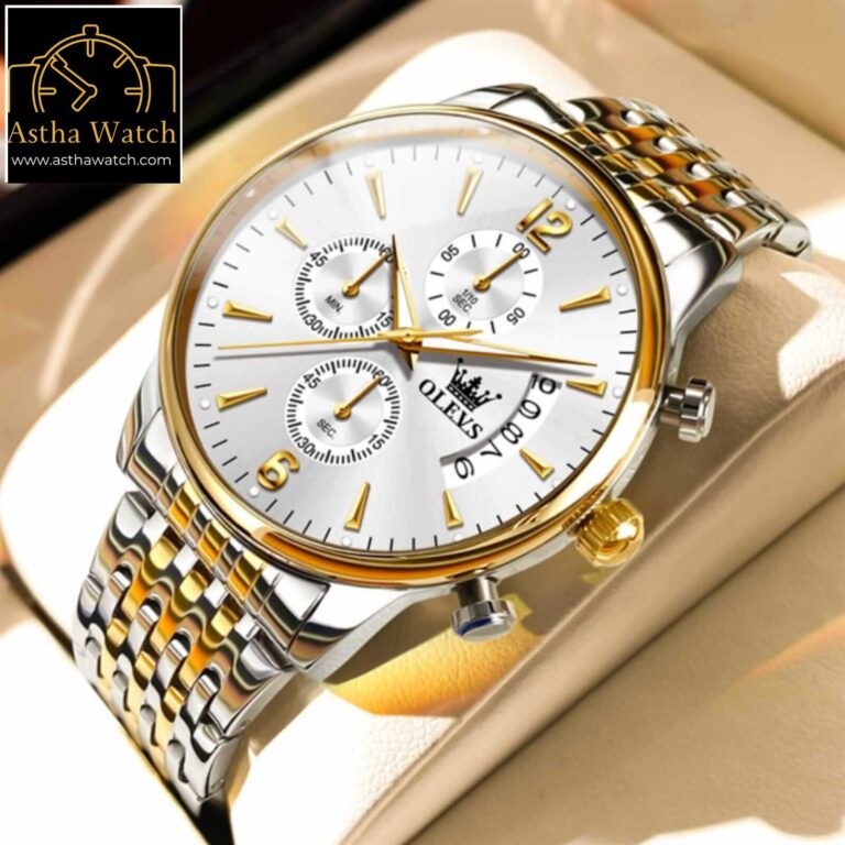 Olevs Luxury 2867 Model Chronograph Active Watch