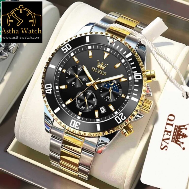 Olevs Luxury 2870 Model Chronograph Active Watch