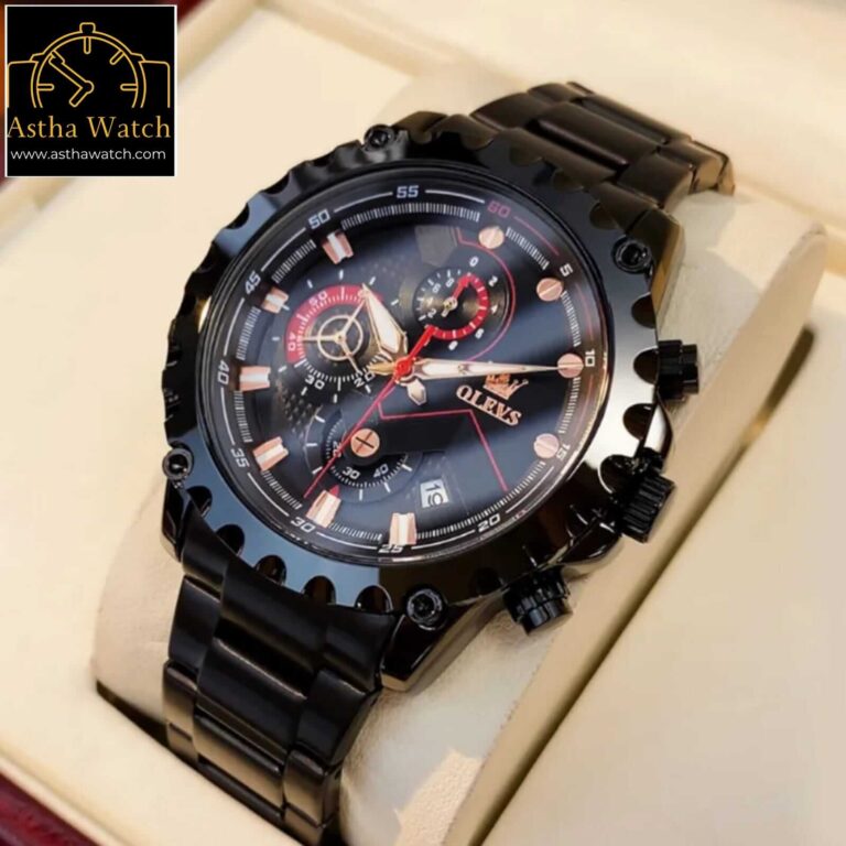 Olevs Luxury 2873 Model Chronograph Active Watch