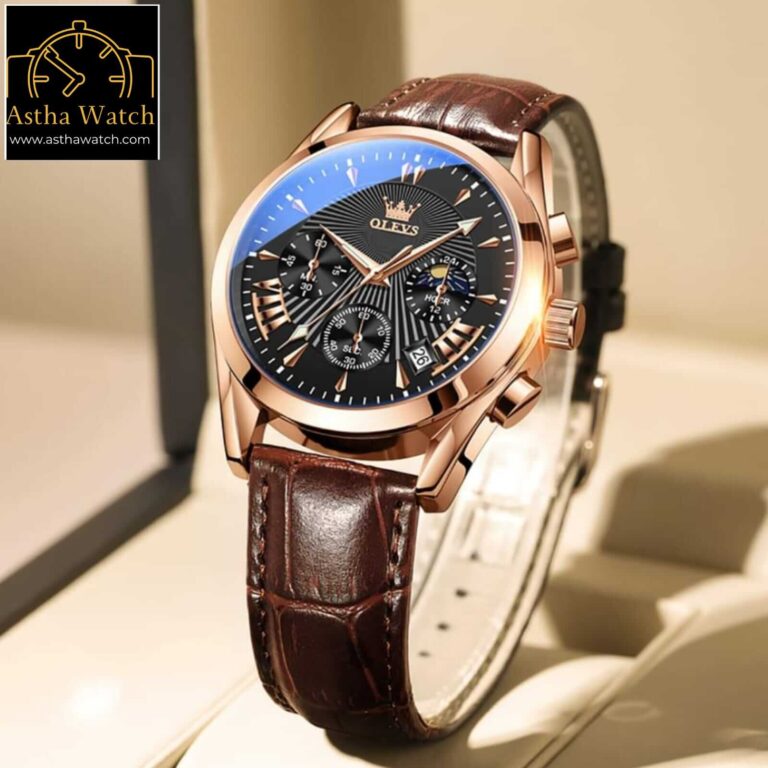 Olevs Luxury 2876 Model Chronograph Active Watch