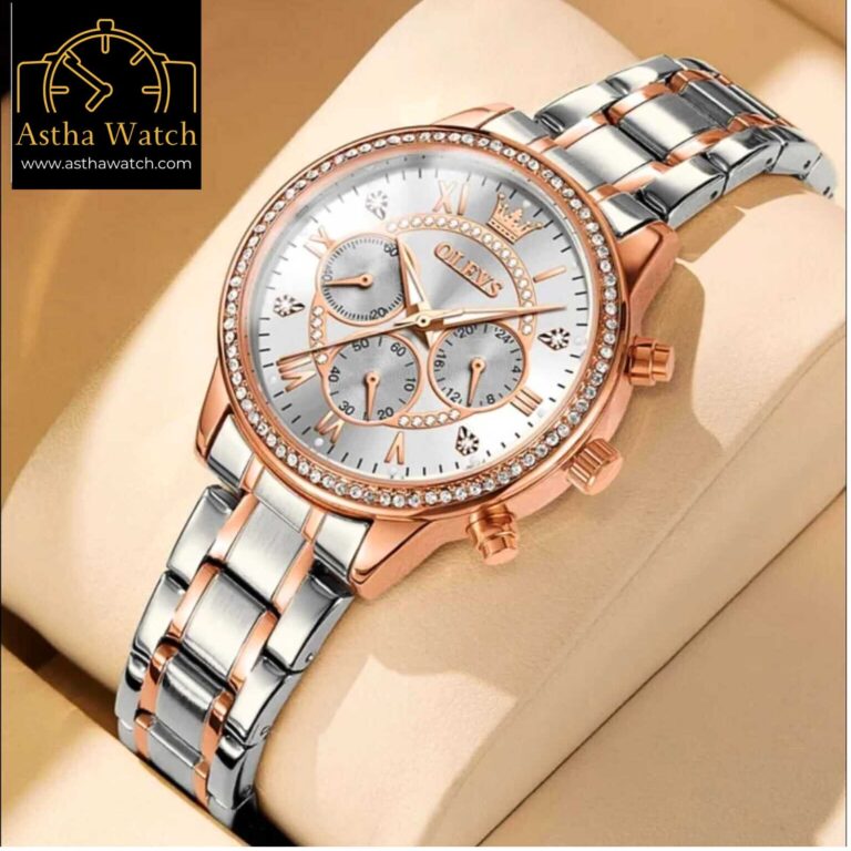 Olevs Luxury 2915 Model Chronograph Active Ladies Watch