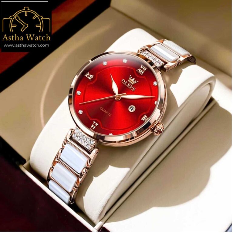 Olevs Luxury 5589 Model Ceramics Ladies Watch