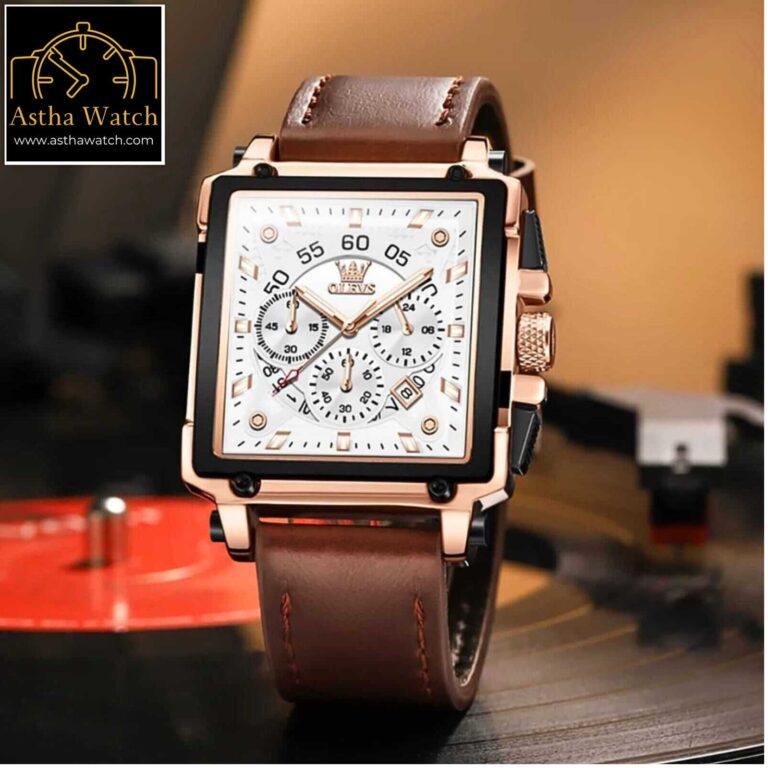 Olevs Quartz 9919 Model Chronograph Active Watch for Men