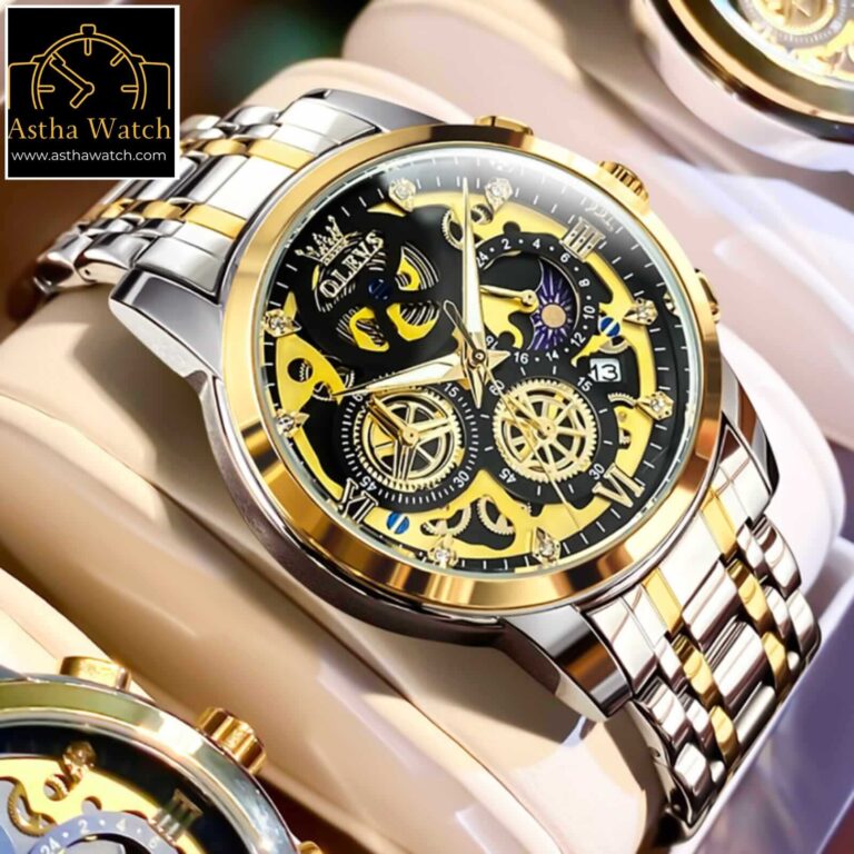 Olevs Luxury 9947 Model Chronograph Active Watch