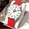 Olevs Luxury 9953 Model Silicone Straps Ladies Watch - Image 4