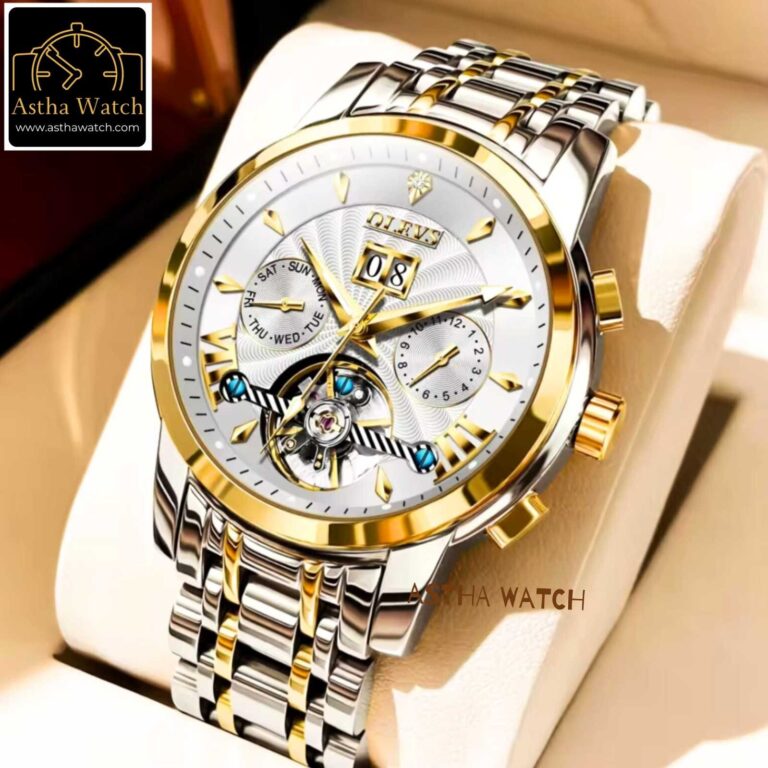 Olevs Luxury 9965 Model Automatic Mechanical Watch for Men
